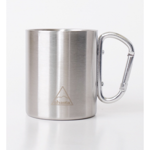 登山扣不鏽鋼雙層杯
