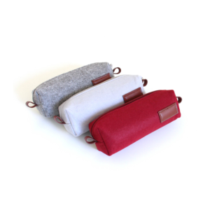 經典方形毛氈收納袋