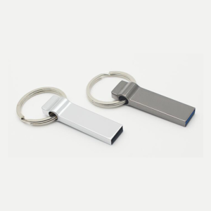 簡約掛環金屬隨身碟