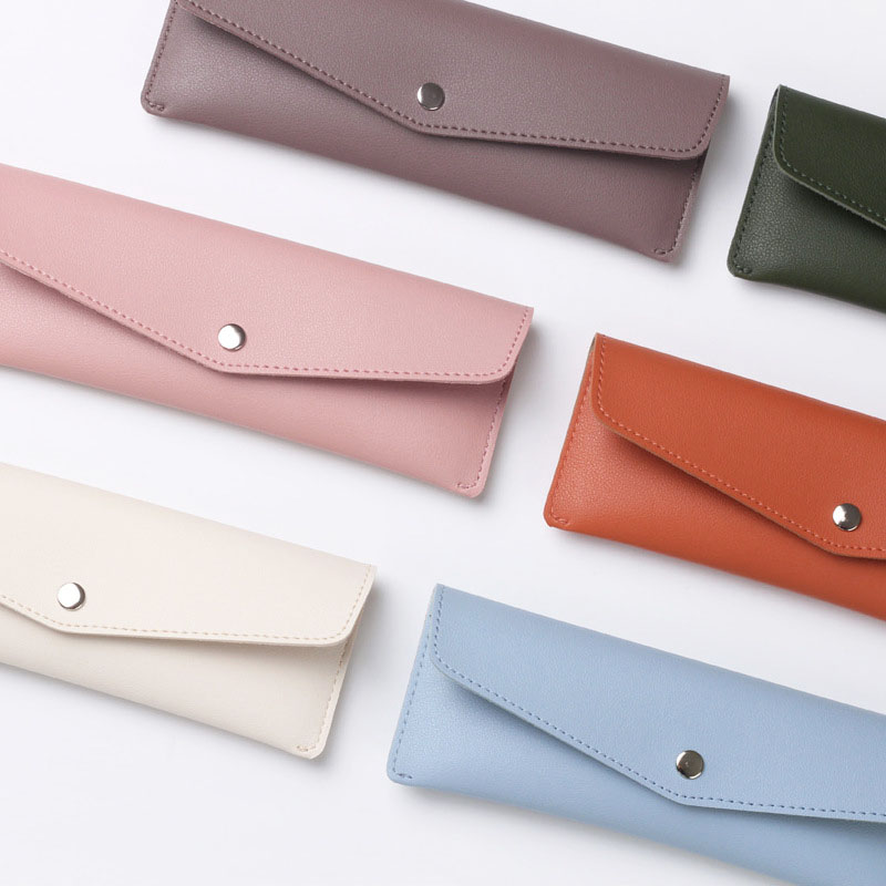 簡約皮革筆袋:圖片 4