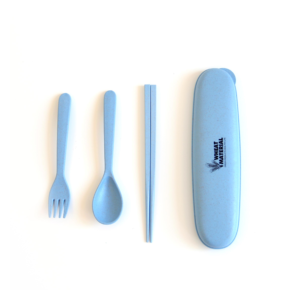 便攜弧形小麥餐具組