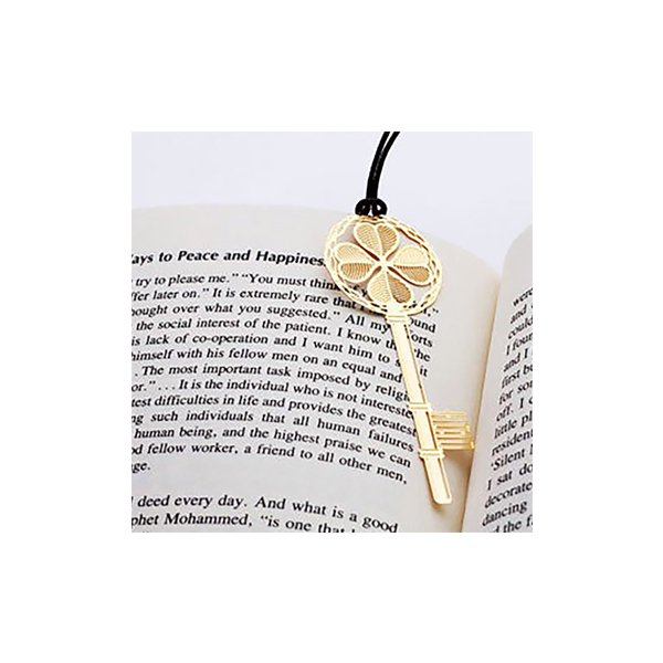 幸運鑰匙金屬書籤:圖片 3