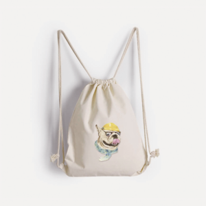 文青束口後背包