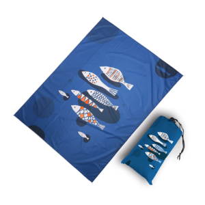 印花野餐沙灘地墊