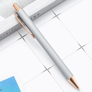 文藝霧面噴砂原子筆