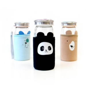 動物隨身玻璃瓶