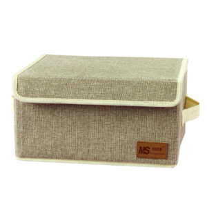 棉麻折疊收納箱（中）