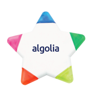 星形五色螢光筆