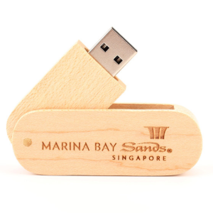 木質圓角隨身碟