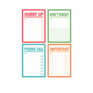 待做事項便利貼