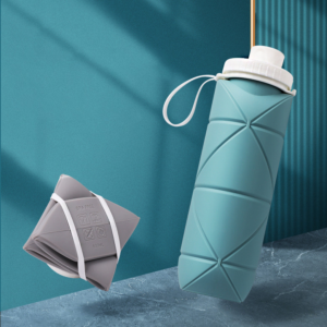 可摺疊矽膠水壺