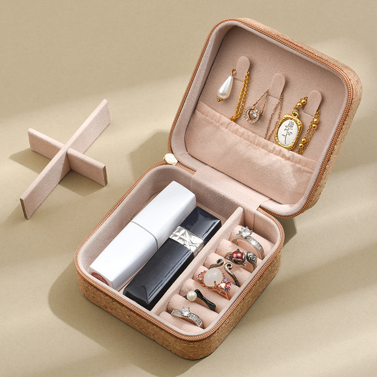 軟木材質攜帶型首飾盒:圖片 4