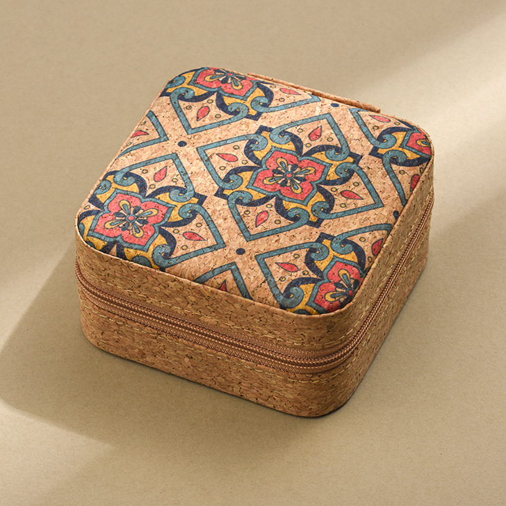 軟木材質攜帶型首飾盒:圖片 2