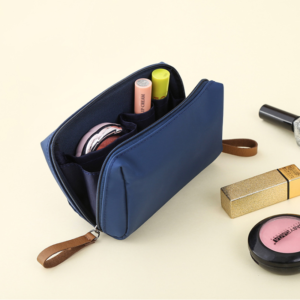 立體迷你皮革拉鍊化妝包