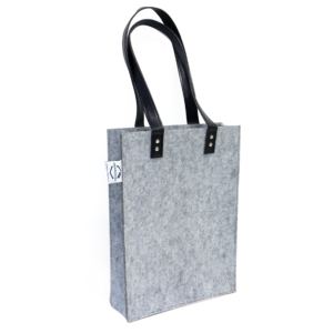 毛氈皮革肩背袋